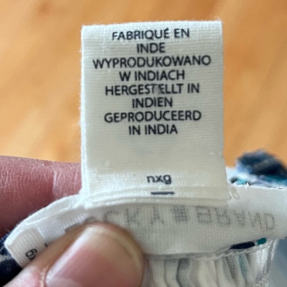 Lucky Brand Blue and Green Patterned Maxi Dress. XL. New without tag - Picture 15 of 15